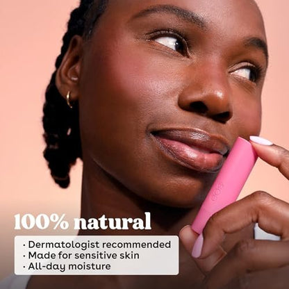 eos 100% Natural Lip Balm, Watermelon Frosé, All-Day Moisture, 0.14 oz, 2-Pack
