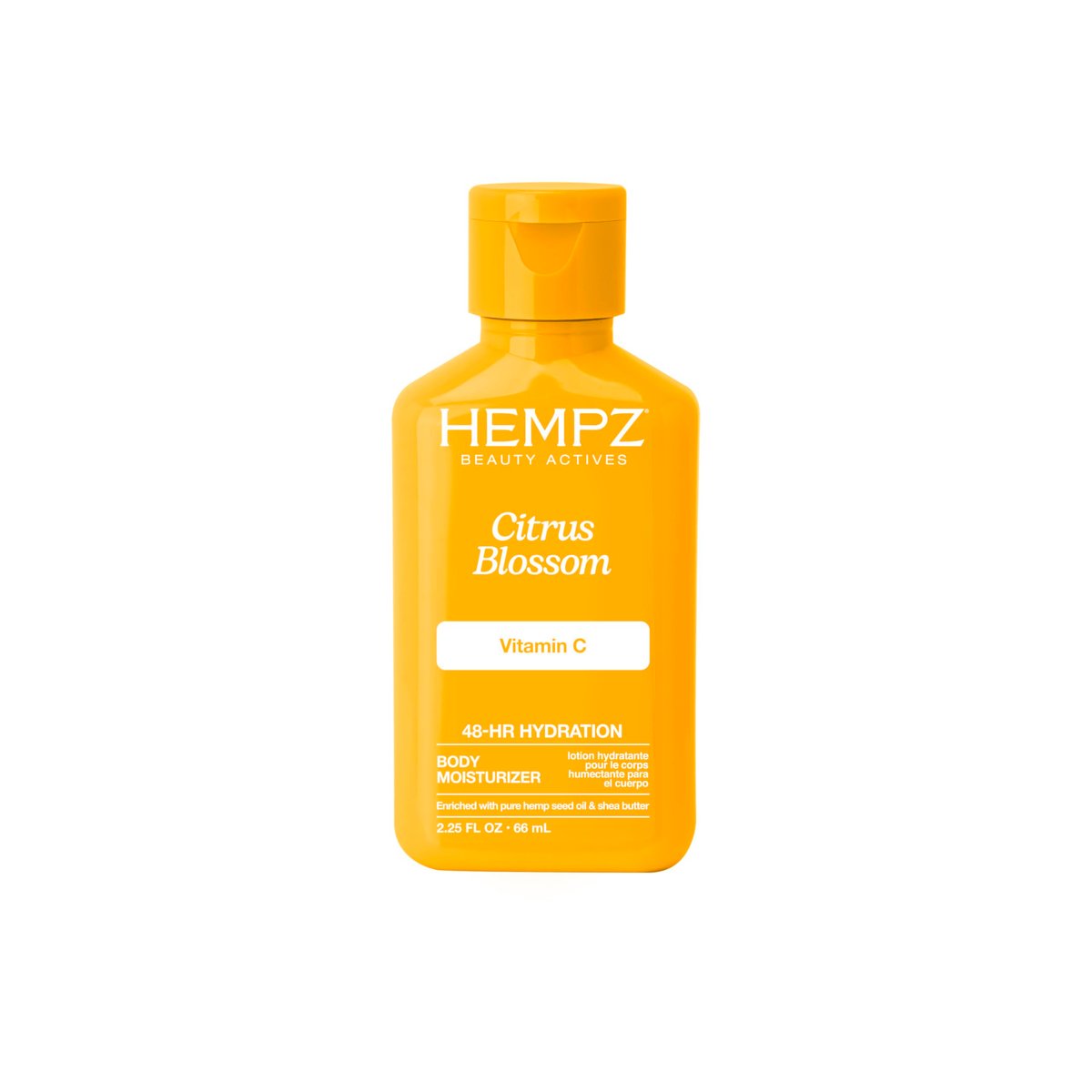 Hempz Body Lotion Citrus Blossom Limited Edition Mini Daily Moisturizing Cream - Travel Size 2.25 oz with Shea Butter, Aloe & Hemp Seed Oil - görsel 1