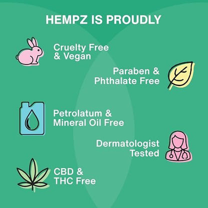 Hempz Cucumber & Aloe Limited Edition Mini Daily Moisturizing Cream - Travel Size 2.25 Fl Oz