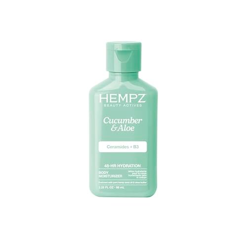 Hempz Cucumber & Aloe Limited Edition Mini Daily Moisturizing Cream - Travel Size 2.25 Fl Oz - görsel 2