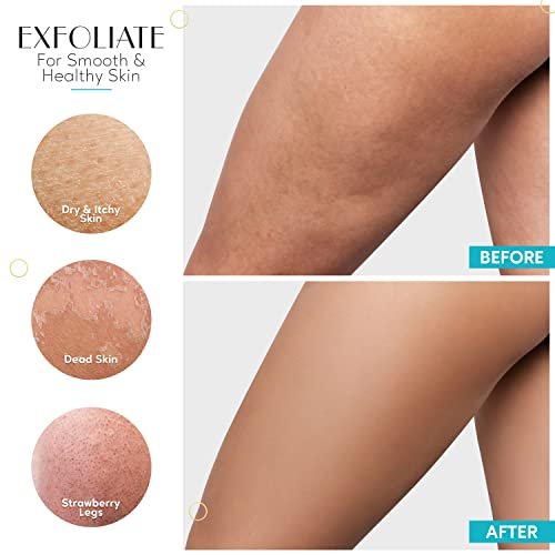Eco Lux Exfoliating Mitt – Premium Viscose Kessa Mitt for Deep Exfoliation, Dead Skin Removal & Fake Tan Remover, Heavy-Duty Reusable Body Scrub Glove for Bath & Shower - görsel 12