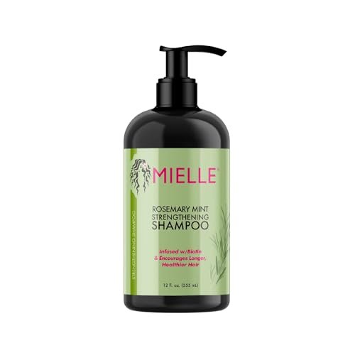Mielle Rosemary Mint Biotin Infused Shampoo & Conditioner Set for Longer, Stronger Hair - 12 Fl Oz Each Avelisse