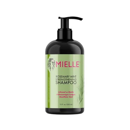 Mielle Rosemary Mint Biotin Infused Shampoo & Conditioner Set for Longer, Stronger Hair - 12 Fl Oz Each Avelisse