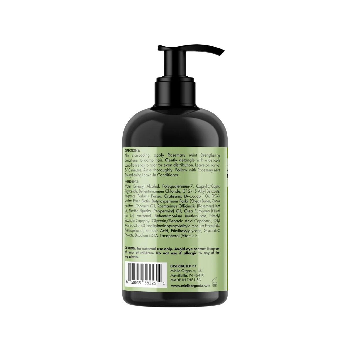 Mielle Rosemary Mint Biotin Infused Shampoo & Conditioner Set for Longer, Stronger Hair - 12 Fl Oz Each Avelisse