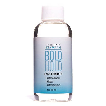 The Hair Diagram Bold Hold Lace Remover - Bond Release Spray - 4oz Residue Removal Solution for Wigs, Extensions & Hair Systems - Tape & Lace Glue Remover Avelisse