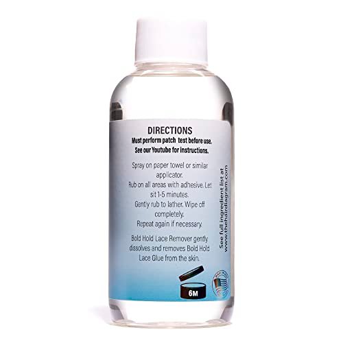 The Hair Diagram Bold Hold Lace Remover - Bond Release Spray - 4oz Residue Removal Solution for Wigs, Extensions & Hair Systems - Tape & Lace Glue Remover Avelisse