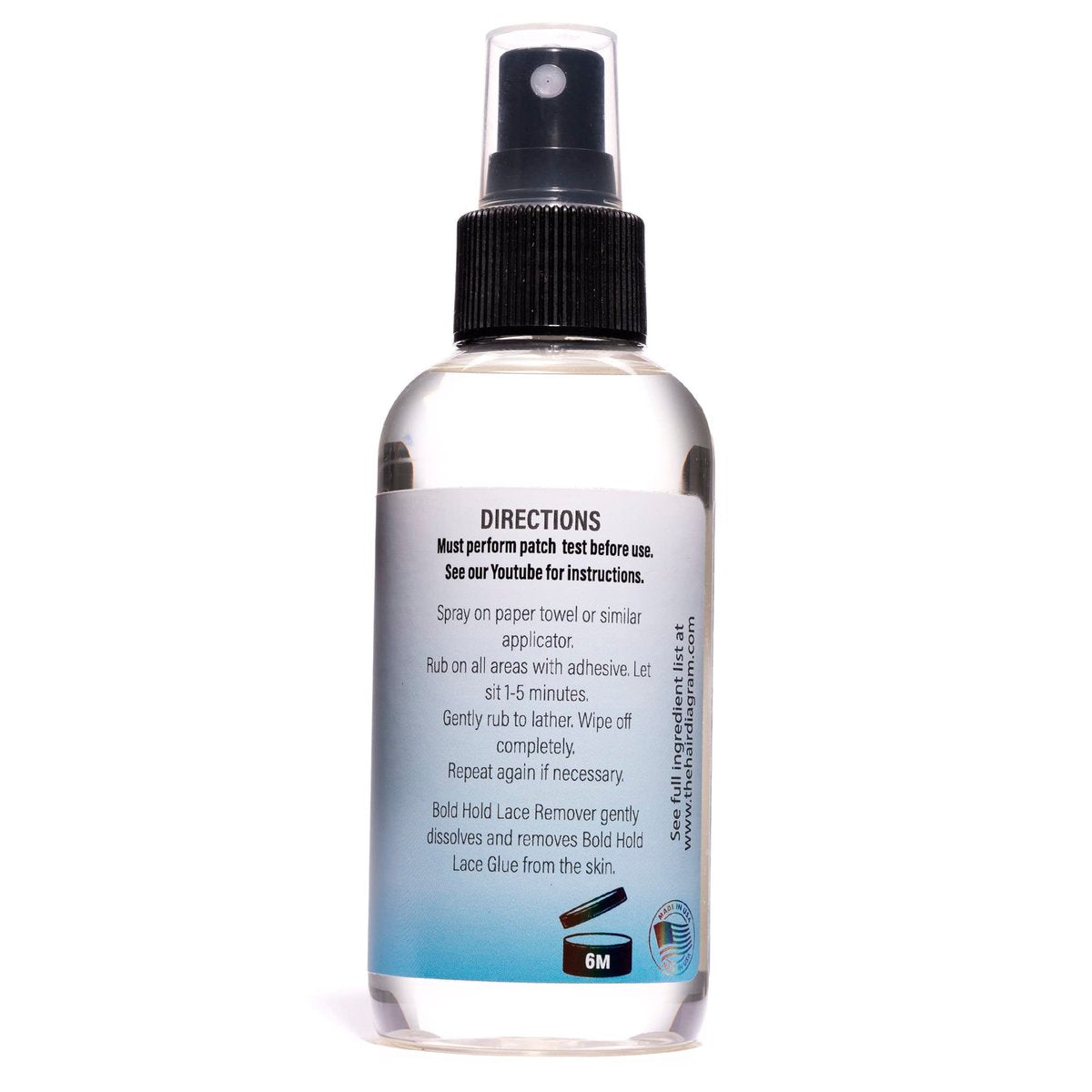 The Hair Diagram Bold Hold Lace Remover - Bond Release Spray - 4oz Residue Removal Solution for Wigs, Extensions & Hair Systems - Tape & Lace Glue Remover Avelisse