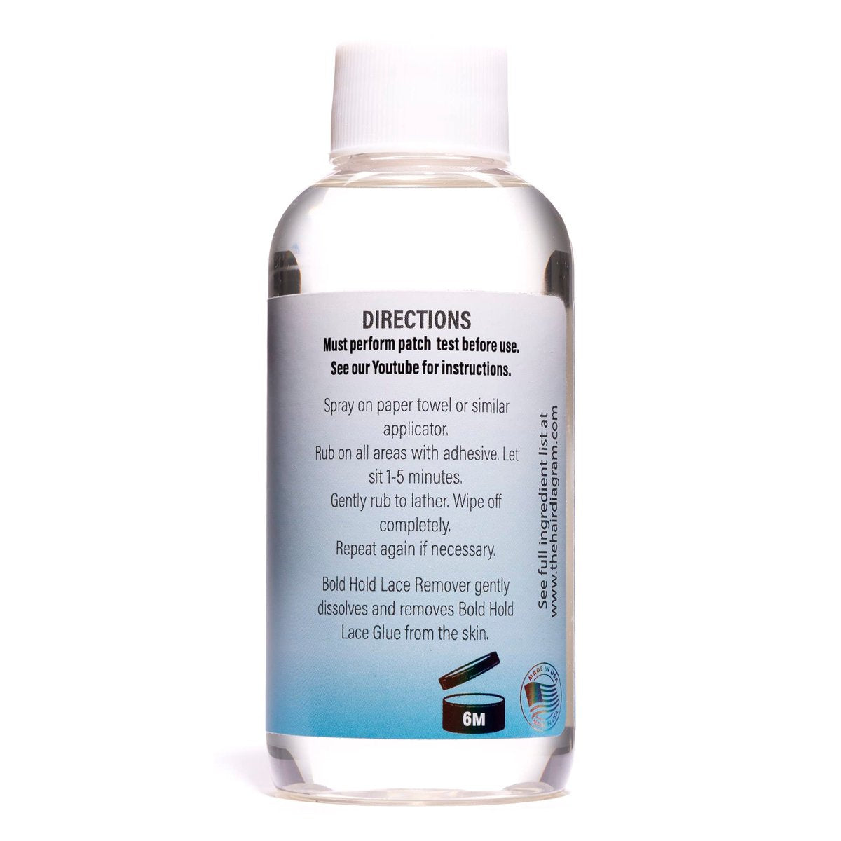 The Hair Diagram Bold Hold Lace Remover - Bond Release Spray - 4oz Residue Removal Solution for Wigs, Extensions & Hair Systems - Tape & Lace Glue Remover Avelisse
