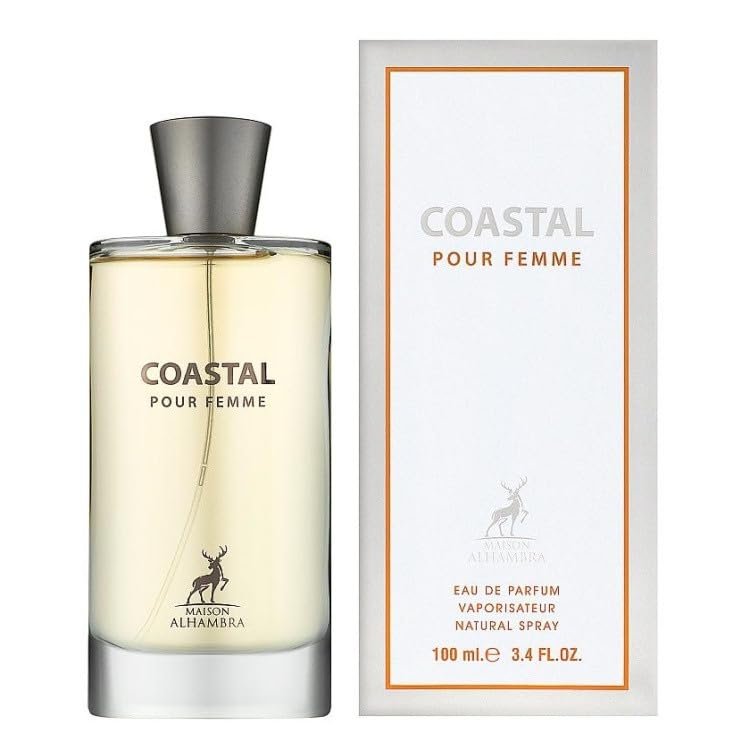 Coastal by Maison Alhambra for Women - 3.4 oz Eau de Parfum Spray - görsel 6