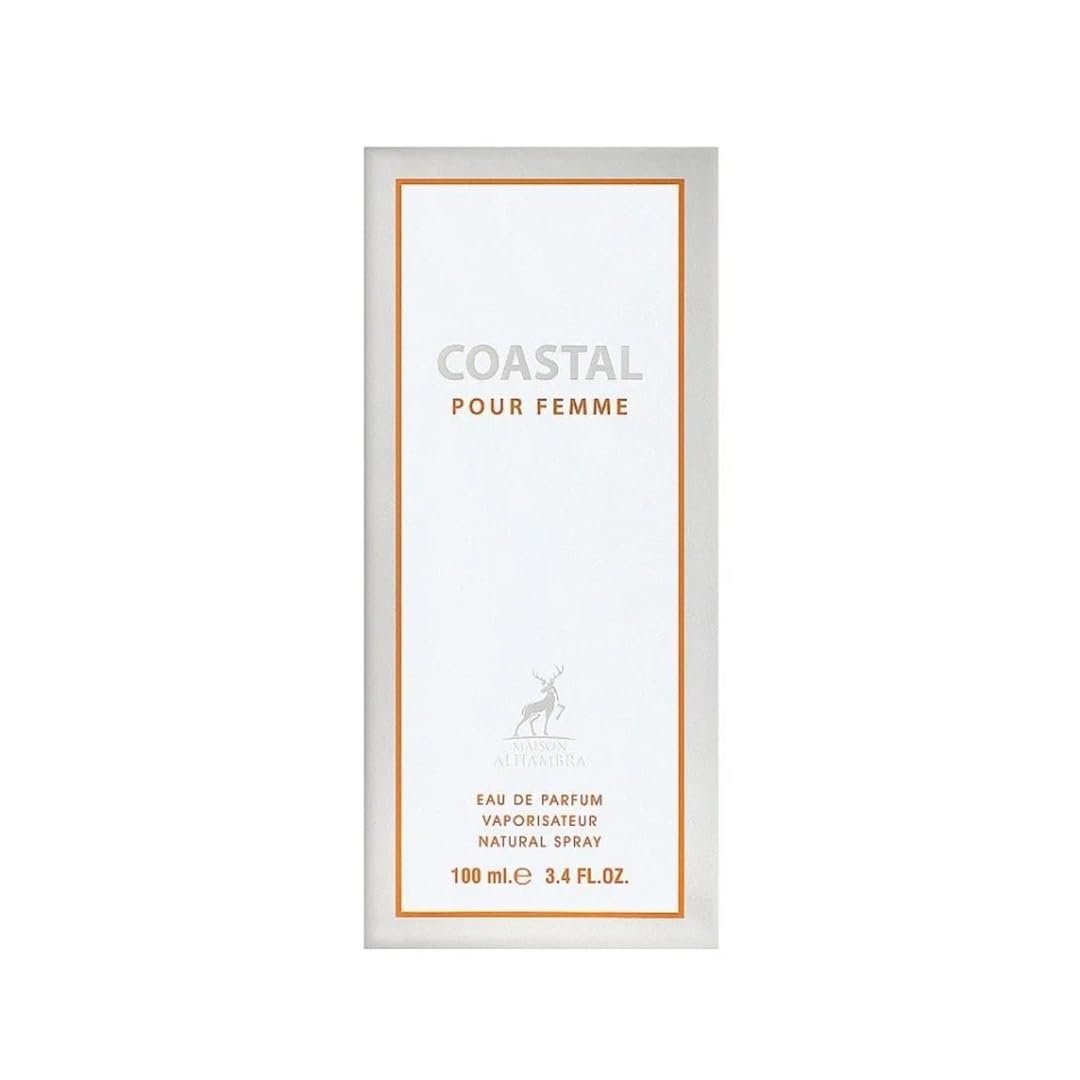 Coastal by Maison Alhambra for Women - 3.4 oz Eau de Parfum Spray - görsel 3