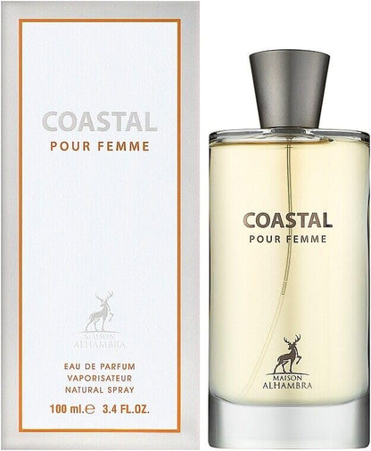 Coastal by Maison Alhambra for Women - 3.4 oz Eau de Parfum Spray