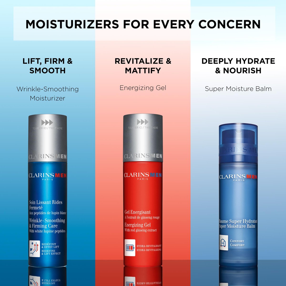 CLARINSMEN Super Moisture Balm – 1.6 oz Hydrating Face Moisturizer for Men Avelisse