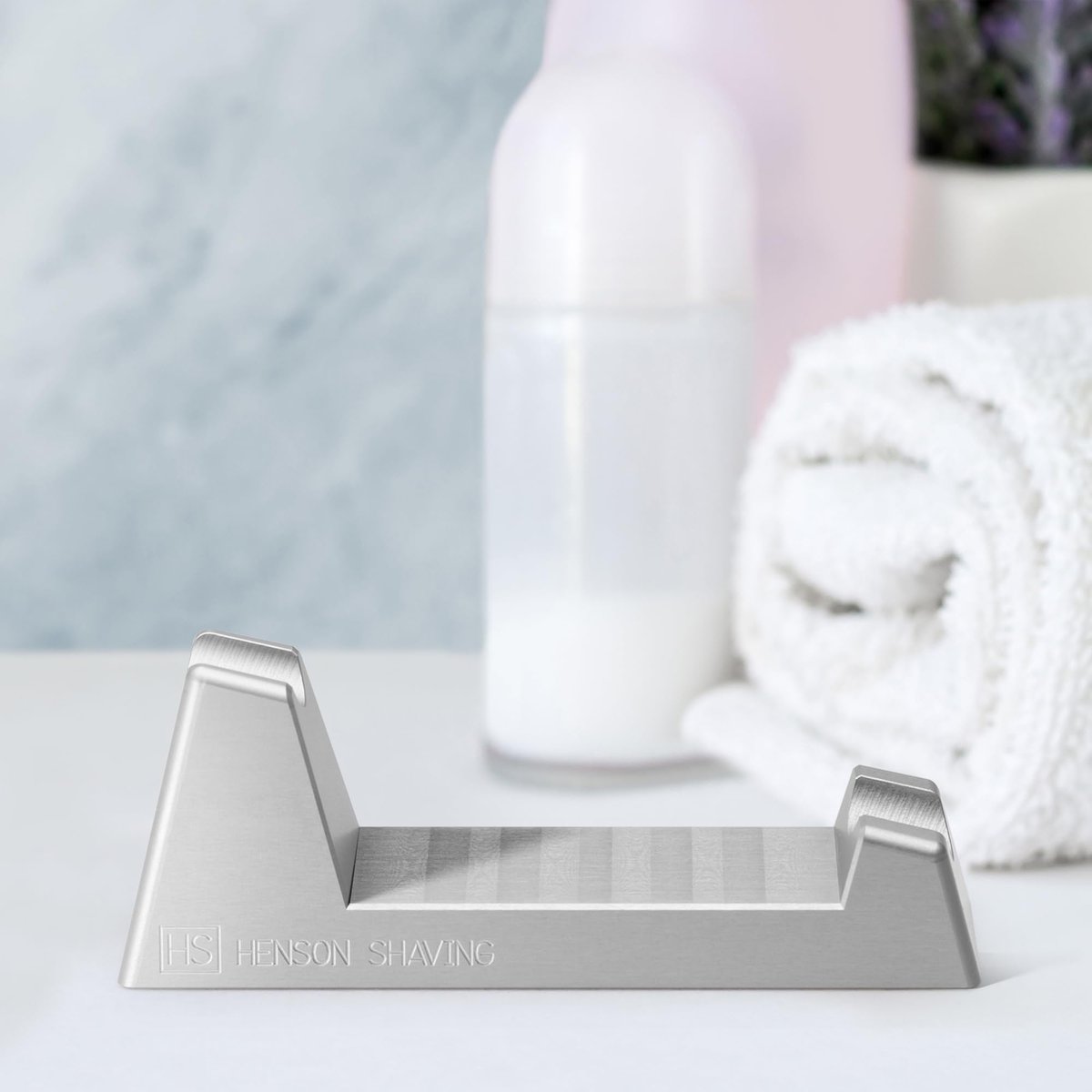Henson Razor Stand - Lightweight Aluminum Safety Razor Holder for AL13, AL13-M, Ti22 Avelisse