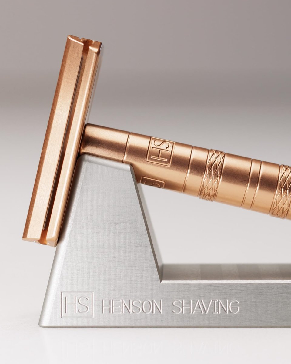 Henson Razor Stand - Lightweight Aluminum Safety Razor Holder for AL13, AL13-M, Ti22 Avelisse