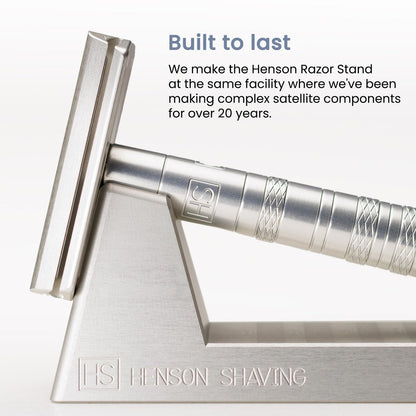 Henson Razor Stand - Lightweight Aluminum Safety Razor Holder for AL13, AL13-M, Ti22 Avelisse