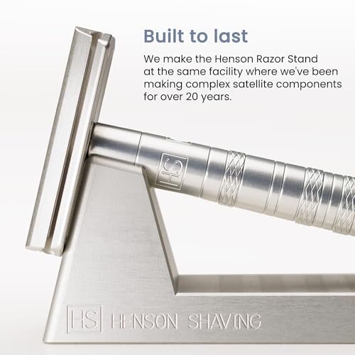 Henson Razor Stand - Lightweight Aluminum Safety Razor Holder for AL13, AL13-M, Ti22 Avelisse