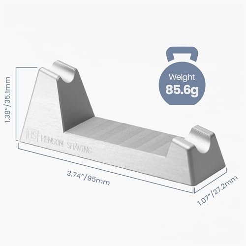 Henson Razor Stand - Lightweight Aluminum Safety Razor Holder for AL13, AL13-M, Ti22 Avelisse