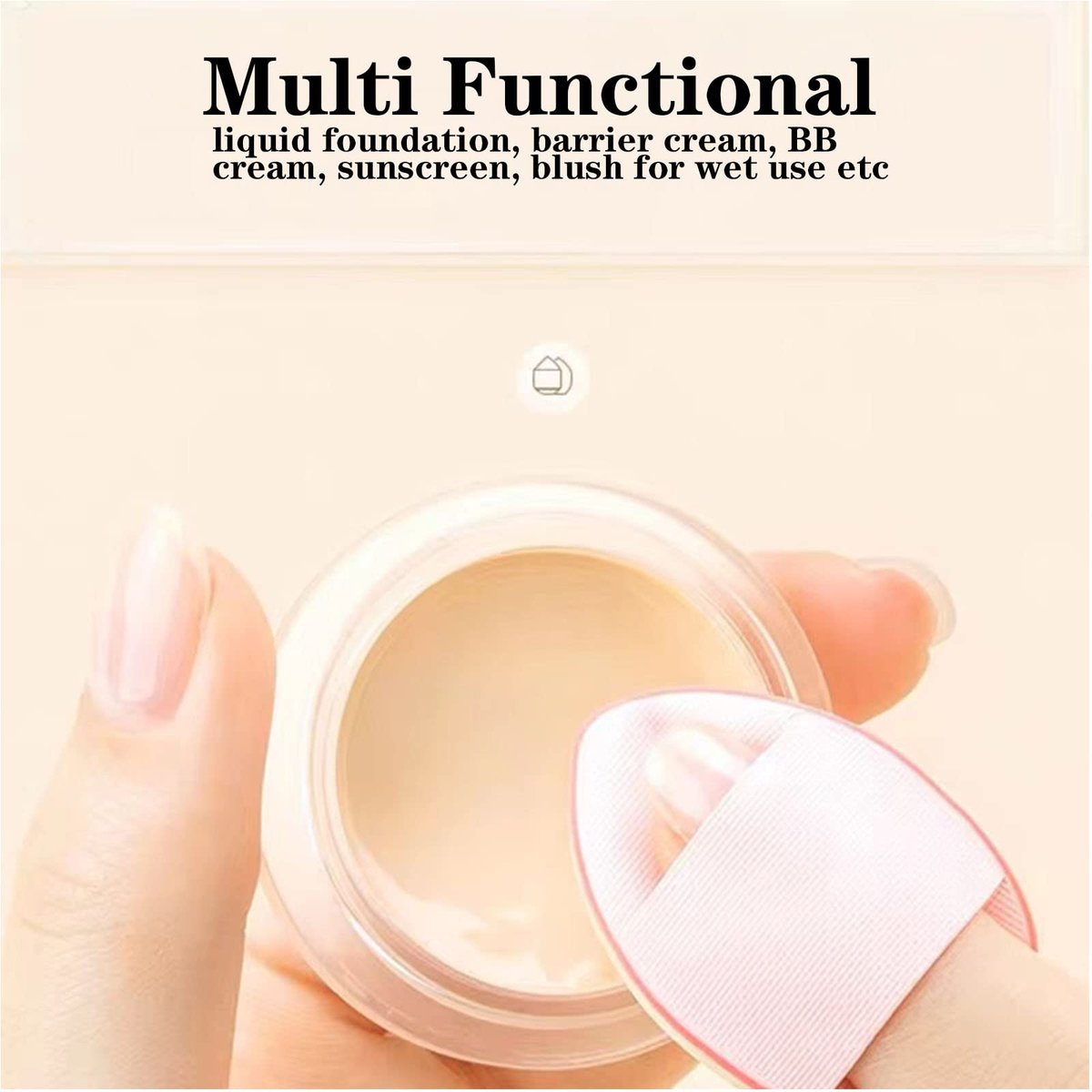 40 PCS Mini Makeup Puff - Triangle Finger Sponges for Foundation, Powder & Body - Soft Synthetic Cosmetic Sponges for Flawless Application - görsel 11