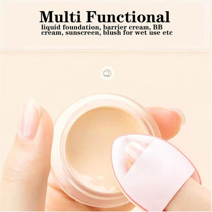 40 PCS Mini Makeup Puff - Triangle Finger Sponges for Foundation, Powder & Body - Soft Synthetic Cosmetic Sponges for Flawless Application