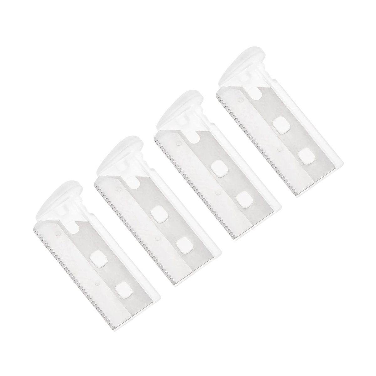 Tweezerman Eyebrow Razor Replacement Blades – Pack of 4, Stainless Steel Avelisse