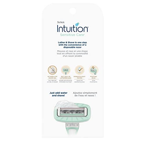 Schick Intuition Disposable Razors for Sensitive Skin with Aloe – 3 Count, Women's Razor for a Smooth, Gentle Shave - görsel 16