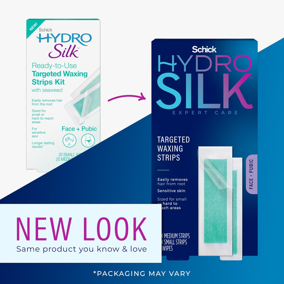 Schick Hydro Silk Targeted Waxing Strips – Soft Wax for Body, Pubic Hair, Eyebrow & Lip, Bikini Wax Kit for Women - görsel 3