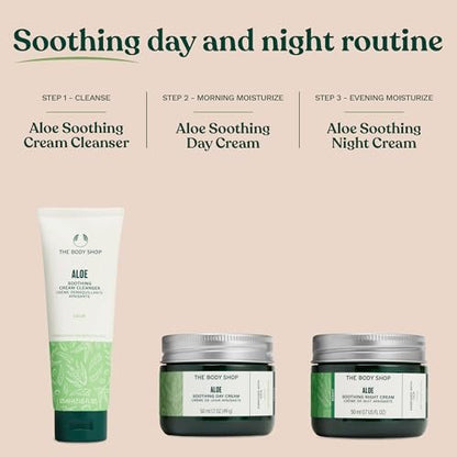 The Body Shop Aloe Vera Day Cream for Sensitive Skin - Vegan, 50ml