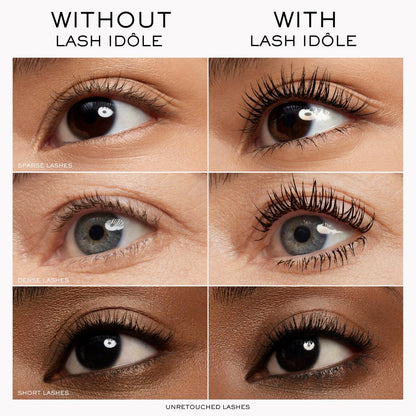Lancôme Lash Idôle Waterproof Mascara - Black, Full Size - Lash-Lifting & Volumizing, Up to 24H Wear Avelisse