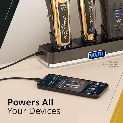 Wahl Professional Power Station – High-Performance Multi-Tool Charging Station for Barbers and Stylists Avelisse