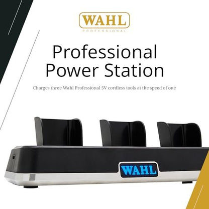 Wahl Professional Power Station – High-Performance Multi-Tool Charging Station for Barbers and Stylists Avelisse