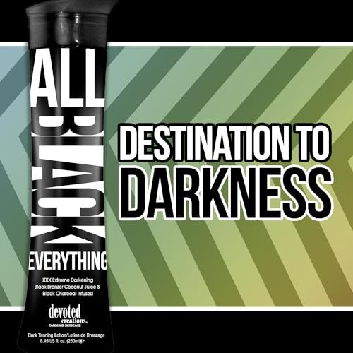 Devoted Creations All Black Everything Extreme Darkening Black Bronzer Tanning Lotion - 8.45 Fl Oz Avelisse