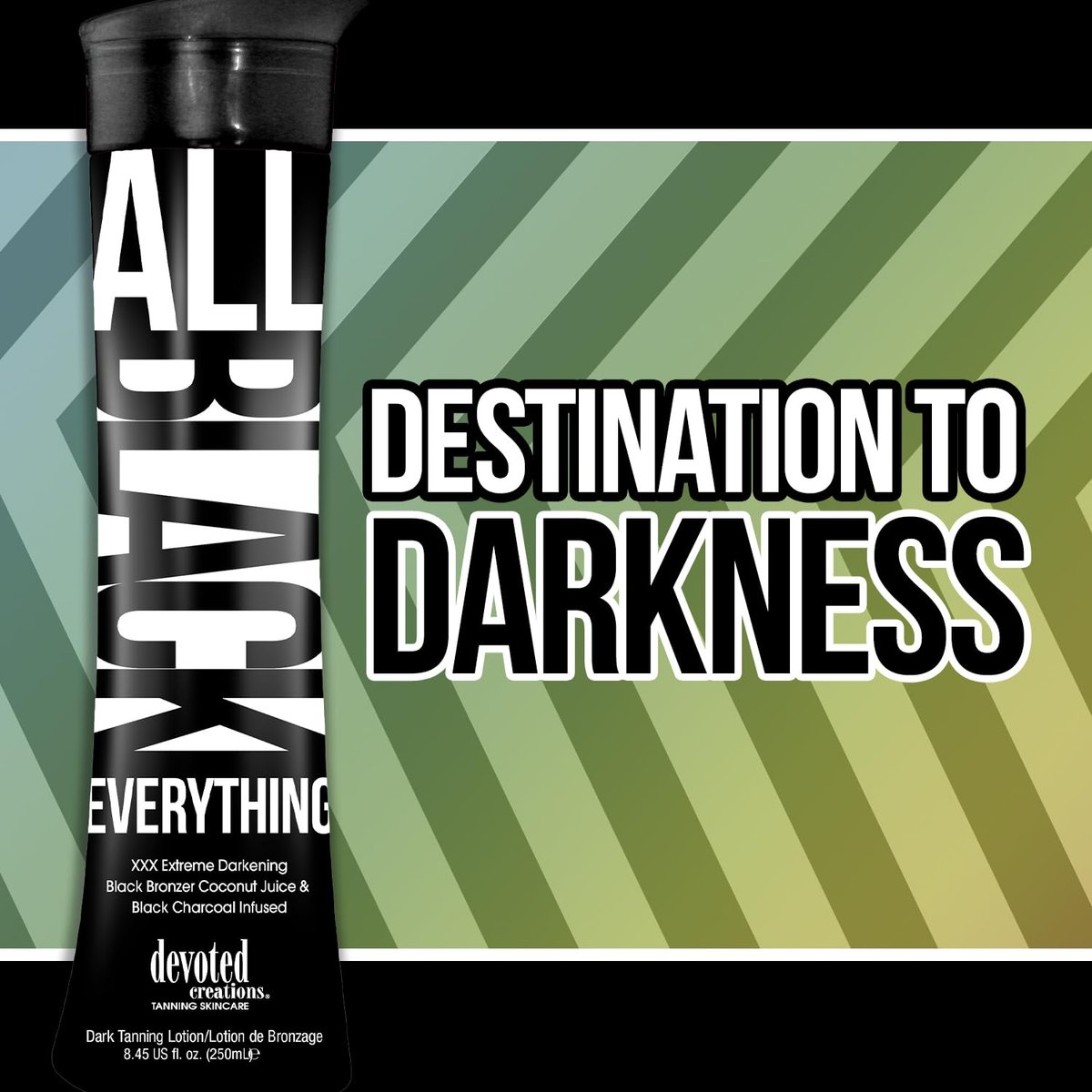 Devoted Creations All Black Everything Extreme Darkening Black Bronzer Tanning Lotion - 8.45 Fl Oz Avelisse
