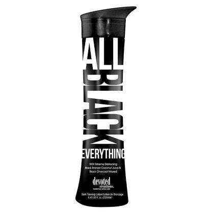 Devoted Creations All Black Everything Extreme Darkening Black Bronzer Tanning Lotion - 8.45 Fl Oz Avelisse