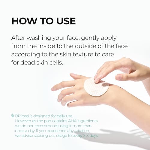 Dr.Melaxin BP Pore Exfoliating Pad – 70 Pads, 165ml – Minimize Pores, Remove Dead Skin & Blackheads, Prevent Breakouts, Improve Texture – Korean Skincare - görsel 10