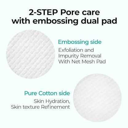 Dr.Melaxin BP Pore Exfoliating Pad – 70 Pads, 165ml – Minimize Pores, Remove Dead Skin & Blackheads, Prevent Breakouts, Improve Texture – Korean Skincare