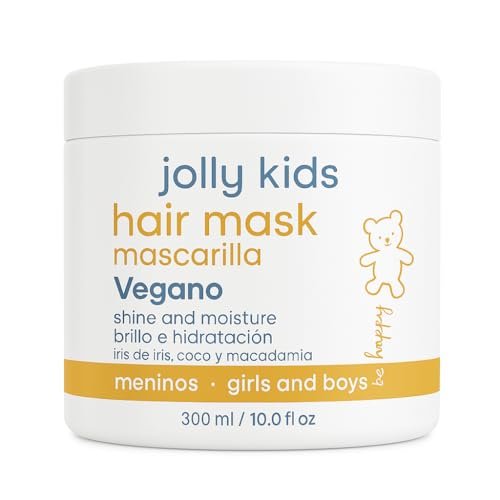 AMABELLE Jolly Kids Hair Mask - Vegan, Moisturizing & Nourishing for All Hair Types - Promotes Healthy Growth - 10 oz Avelisse