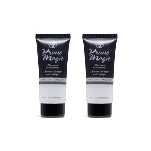 W7 Prime Magic Face Primer - Clear Makeup Base for Flawless Skin - Vegan & Cruelty-Free - 2 Pack Avelisse
