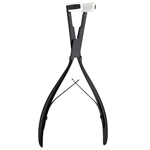 Tape In Hair Extensions Plier – Black Stainless Steel Flat Surface Sealing Tool for Women Avelisse