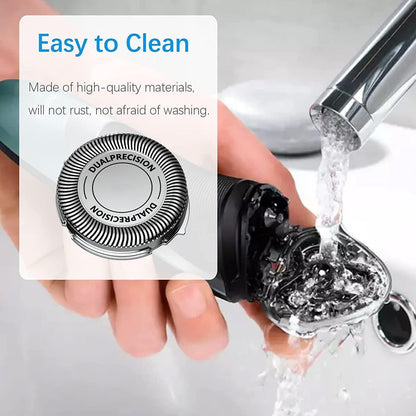 SH30 Replacement Heads Compatible with Philips Norelco 3000, 2000, 1000, 3500 Series - 6 Pack with 2 Cleaning Brushes Avelisse