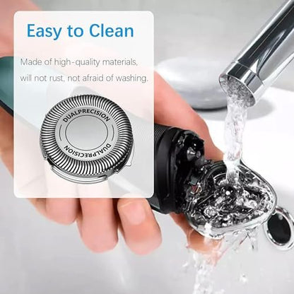 SH30 Replacement Heads Compatible with Philips Norelco 3000, 2000, 1000, 3500 Series - 6 Pack with 2 Cleaning Brushes Avelisse