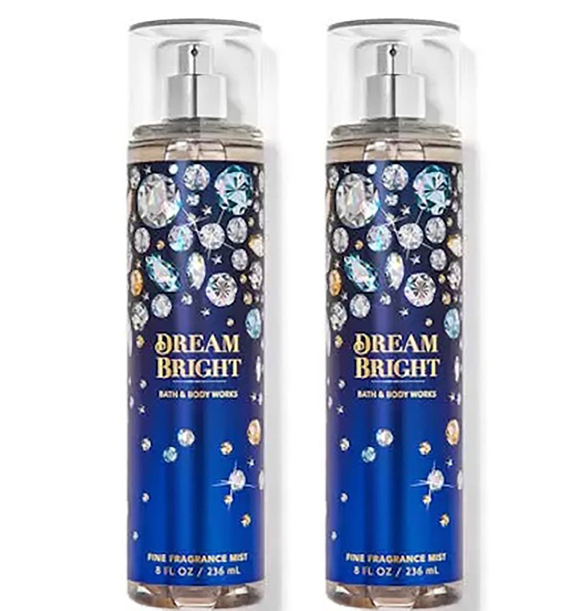 Bath & Body Works Dream Bright Fine Fragrance Body Mist Gift Set, 8 fl oz (Pack of 2) Avelisse