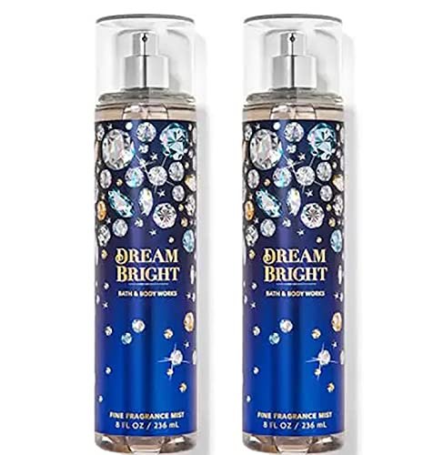 Bath & Body Works Dream Bright Fine Fragrance Body Mist Gift Set, 8 fl oz (Pack of 2) Avelisse