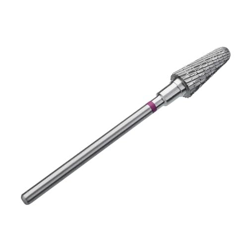 STALEKS PRO Expert Carbide Nail Drill Bit – Frustum, Purple, 6mm Head / 14mm WP, Coarse for Fast Artificial Nail & Skin Removal - görsel 2
