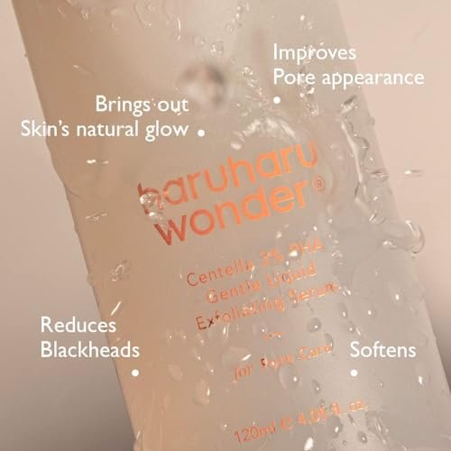 Haruharu Wonder Centella 3% PHA Gentle Liquid Exfoliating Serum – 4.06 fl oz – Mild Exfoliator for Sensitive Skin, Vegan & Cruelty-Free Korean Skincare - görsel 8