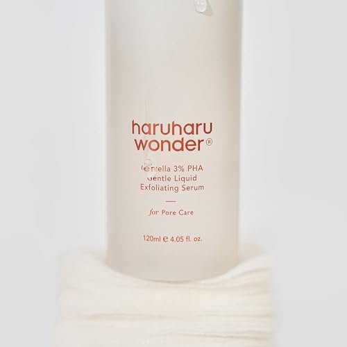 Haruharu Wonder Centella 3% PHA Gentle Liquid Exfoliating Serum – 4.06 fl oz – Mild Exfoliator for Sensitive Skin, Vegan & Cruelty-Free Korean Skincare - görsel 4