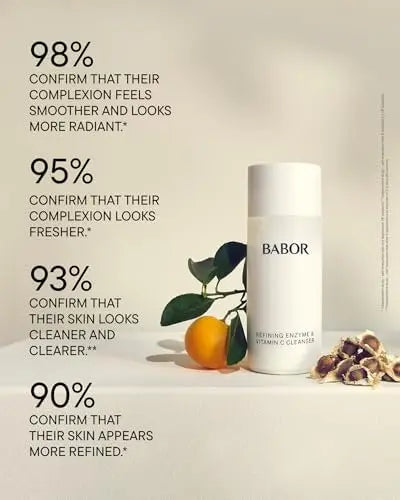 BABOR Enzyme & Vitamin C Powder Cleanser – Brightening & Exfoliating Face Wash for Radiant Skin, Gentle Daily Polish, Travel-Friendly Avelisse