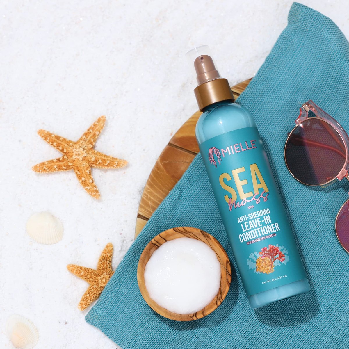 Mielle Organics Sea Moss Anti-Shedding Leave In Conditioner for Curly Hair - Moisturizing Leave In Treatment Spray 8 Oz - görsel 10