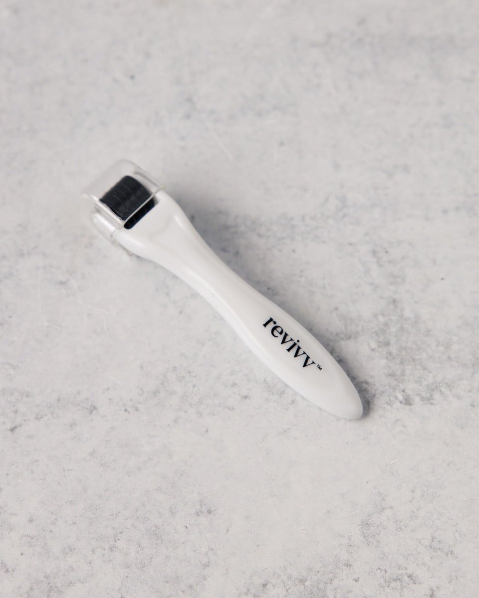 REVIVV Roller for Hair Rejuvenation – 0.25mm Microneedling Derma Roller for Scalp, Beard, and Skin – 45-Day Supply - görsel 11
