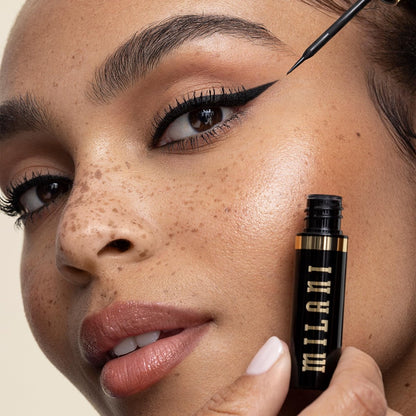 Milani Stay Put Infinite Eyeliner – Black, Long-Lasting, Smudge-Proof & Precision Tip