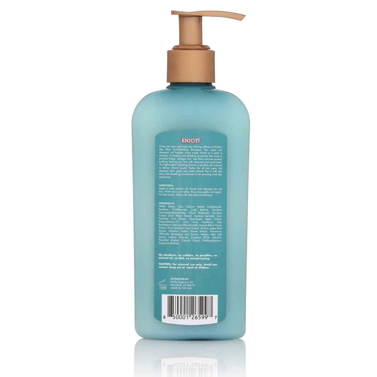 Mielle Organics Sea Moss Anti-Shedding Hair Shampoo - Hydrating Shampoo for Dry Hair - Fortifies Strands for Reduced Shedding - 8 Oz - görsel 11
